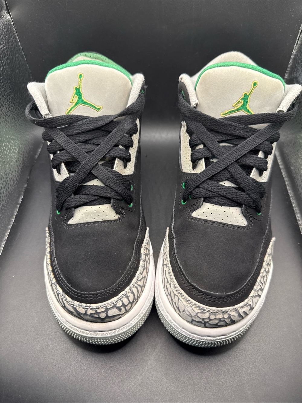 Size 7 (GS) - Jordan 3 Retro Mid Pine Green, 398614-030, Clean, No Box, Good